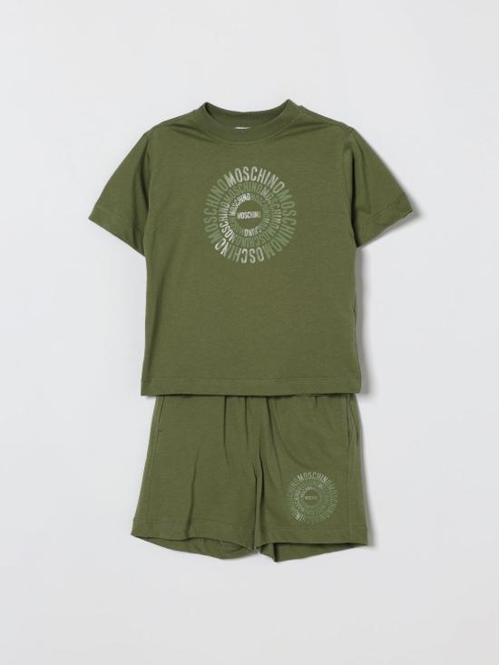 26SS [키즈] 모스키노 캐주얼 세트 HUG00YLAA02 30037 Olive