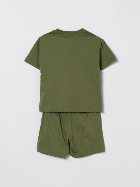 26SS [키즈] 모스키노 캐주얼 세트 HUG00YLAA02 30037 Olive - MOSCHINO