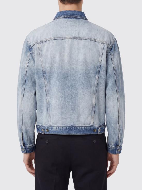 26SS 디젤 D-덴버-Fsi1 트러커 재킷 인 미디엄-라이트 스켈레톤 데님 A2385009P29 01 Blue - DIESEL