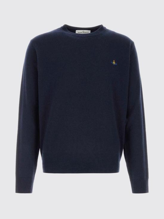 26SS 비비안웨스트우드 스웨터 2701002TY0018 K410 Navy - VIVIENNE WESTWOOD