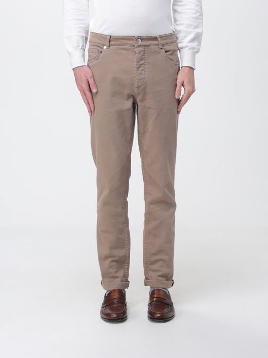 26SS 브루넬로 쿠치넬리 라이트웨이트 데님 팬츠 M277PD3210 C7502 Beige
