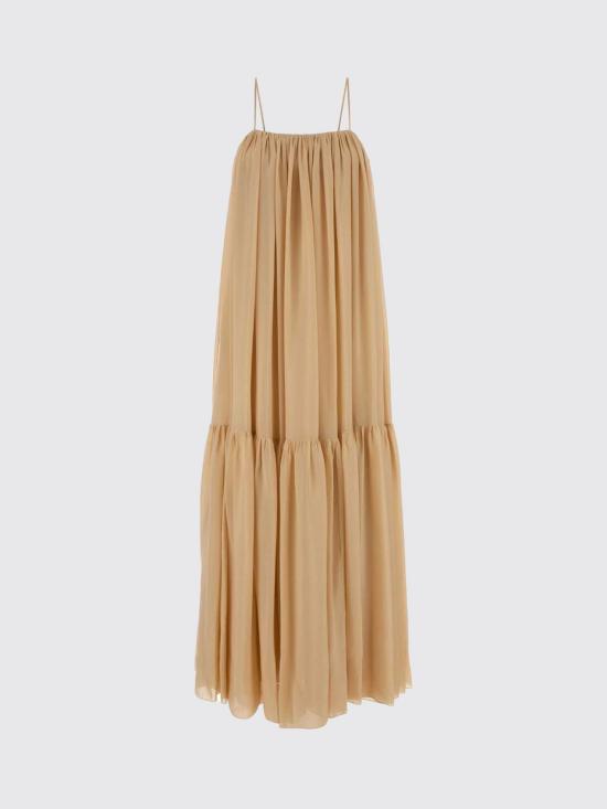 26SS 끌로에 롱 원피스 CH26SRO65101 6H7 Biscuit - CHLOE