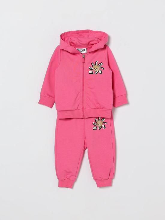 26SS [키즈] 모스키노 오버롤 MMK05DLCA19 50533 Azalea