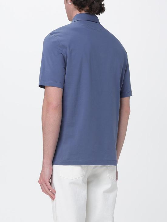 26SS 브루넬로 쿠치넬리 폴로 티셔츠 M0B133915 C7860 Denim - BRUNELLO CUCINELLI