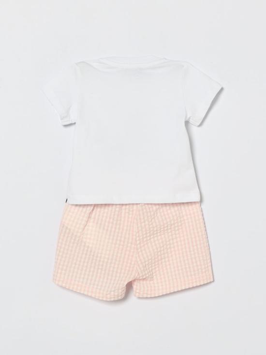 26SS [키즈] 모스키노 오버롤 MUG01SLZE10 82543 Pink - MOSCHINO