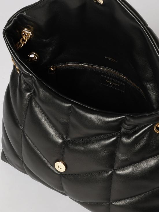 26SS 생로랑 루루 푸퍼 미디움 숄더백 5774751EL07 1000 Black - SAINT LAURENT