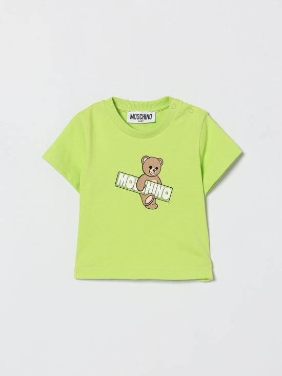 26SS [키즈] 모스키노 티셔츠 MOM031LFA07 30355 Green