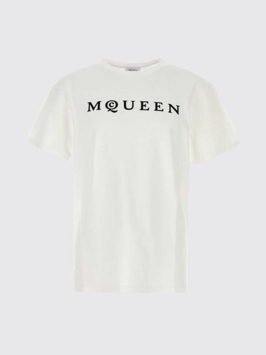 26SS 알렉산더 맥퀸 반팔 티셔츠 828420QTADD 0909 White - ALEXANDER MCQUEEN