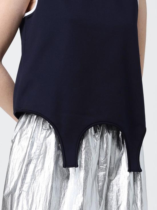 26SS 티비 민소매 티셔츠 R125AK7910 NAVY Blue - TIBI