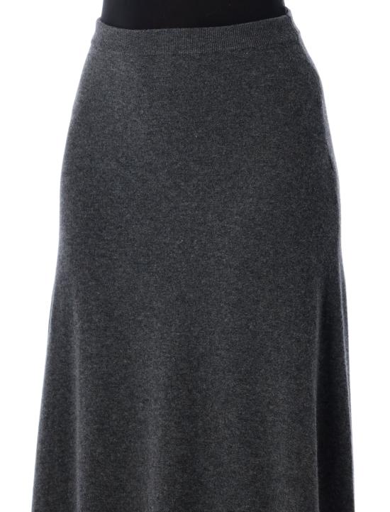 25FW 발렌시아가 롱 스커트 849932T1754 8519 DARK HEATHER - BALENCIAGA