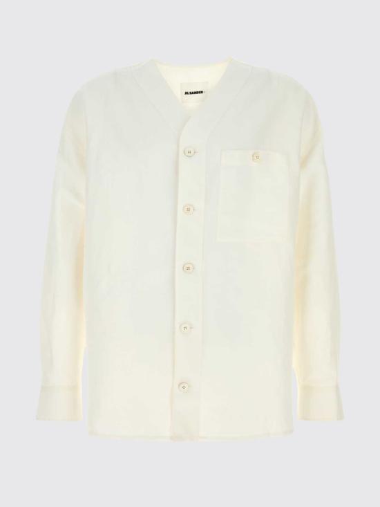 26SS 질샌더 긴팔 셔츠 J47DL0177J65348 101 Milk - JIL SANDER