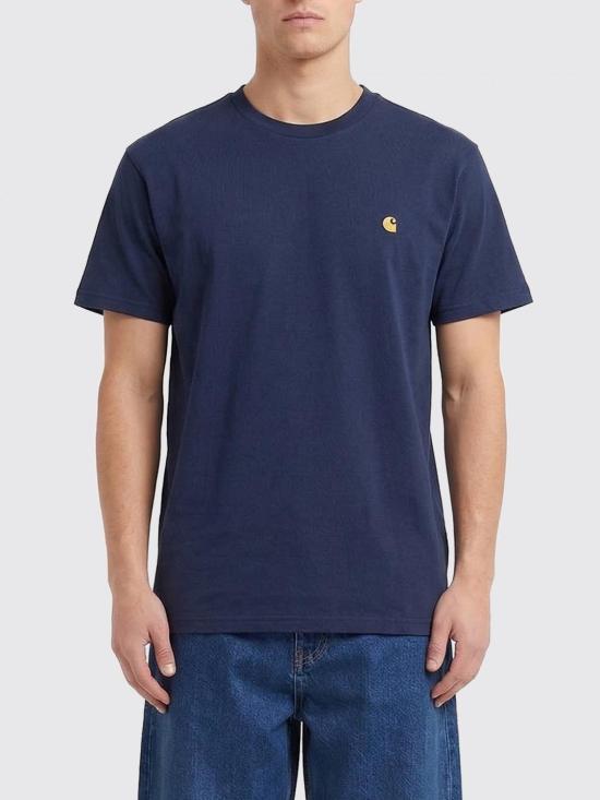 26SS 칼하트 WIP 숏슬리브 체이스 티셔츠 I026391 3H6XX Navy