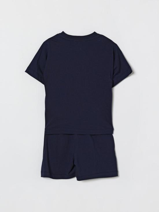 26SS [키즈] 모스키노 캐주얼 세트 HUG00YLAA02 40016 Blue - MOSCHINO