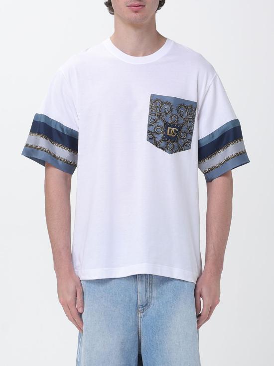 26SS 돌체앤가바나 반팔 티셔츠 G8SB2TG7PZK W0800 White