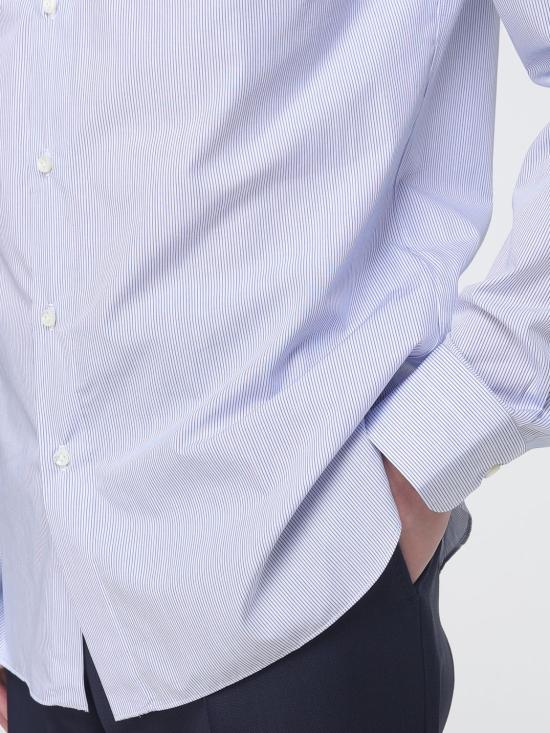 26SS 루이지 보렐리 긴팔 셔츠 PS10162 5 Gnawed Blue - LUIGI BORRELLI