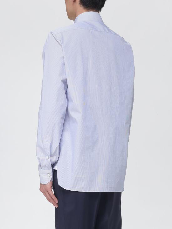 26SS 루이지 보렐리 긴팔 셔츠 PS10162 5 Gnawed Blue - LUIGI BORRELLI