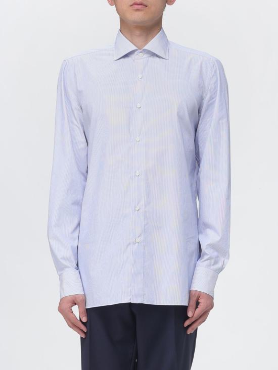 26SS 루이지 보렐리 긴팔 셔츠 PS10162 5 Gnawed Blue