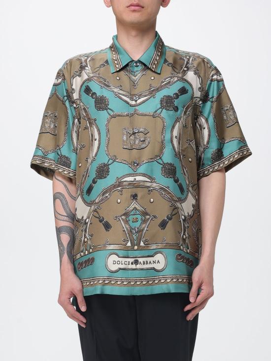 26SS 돌체앤가바나 셔츠 G5JH9THI12C HV5XH Brown