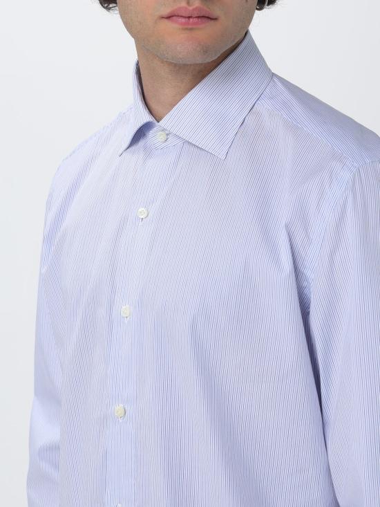 26SS 루이지 보렐리 긴팔 셔츠 SR441049 28 Gnawed Blue - LUIGI BORRELLI