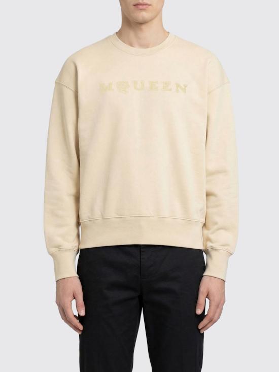 26SS 알렉산더 맥퀸 긴팔 티셔츠 839216QTADU 996 Ivory