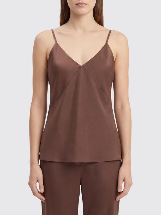 26SS 포르테포르테 민소매 티셔츠 14553MYTOP 3093 Cocoa