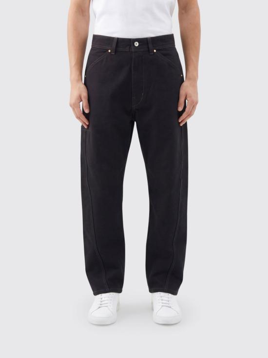 26SS 르메르 트위스티드 워크웨어 팬츠 PA1102LD1055 BK999 Black