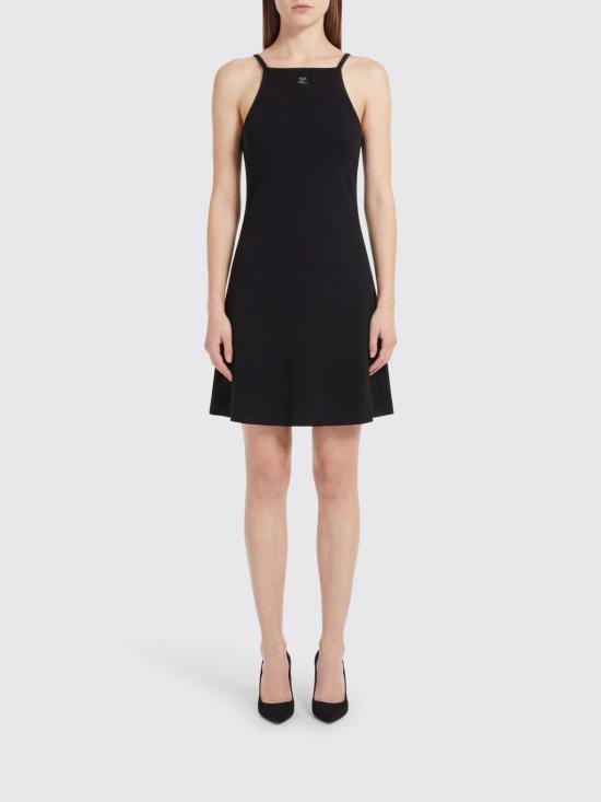 26SS 쿠레쥬 미디 원피스 126JRO812JS0264 9999 Black