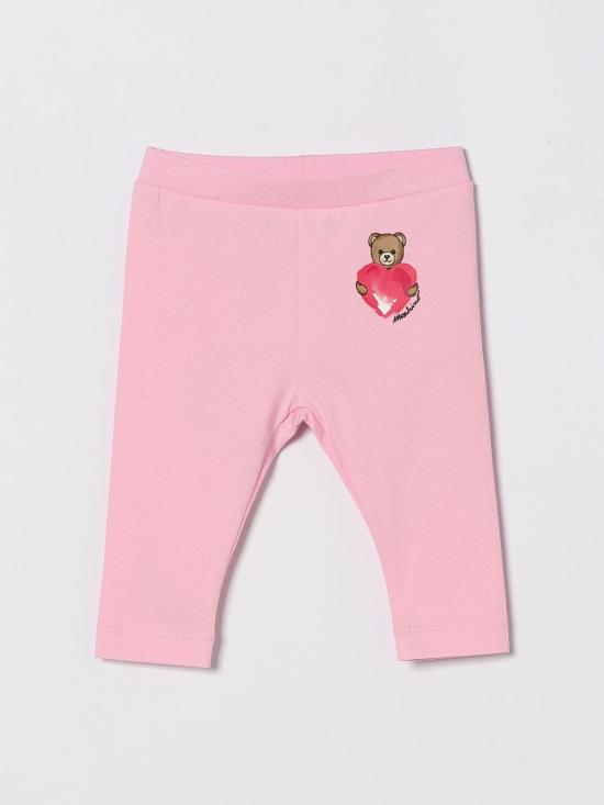 26SS [키즈] 모스키노 트레이닝/조거 팬츠 MIP032LBA00 51473 Pink