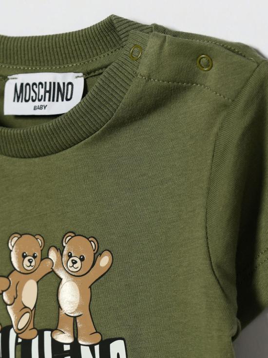 26SS [키즈] 모스키노 티셔츠 MUM04KLAA17 30037 Olive - MOSCHINO