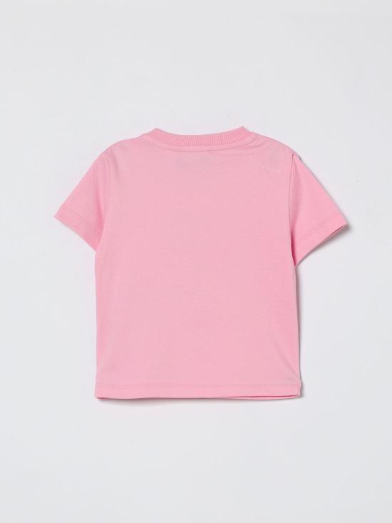 26SS [키즈] 모스키노 티셔츠 MOM031LFA07 51473 Pink - MOSCHINO