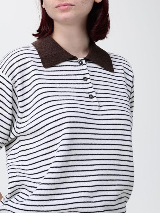 26SS 코데라 폴로 티셔츠 261021 BROWN WHITE Brown - CORDERA