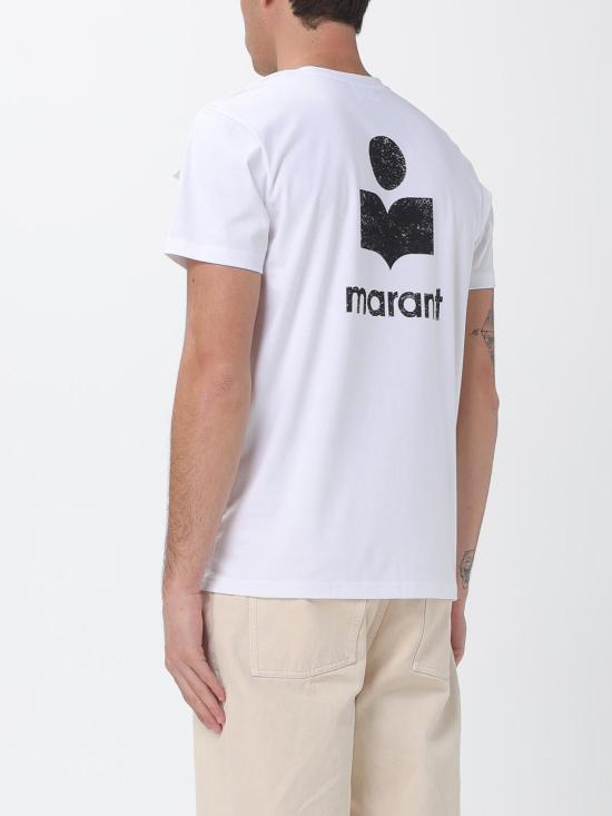 26SS 이자벨마랑 반팔 티셔츠 TS0047HAB1N19H WHBK White - ISABEL MARANT