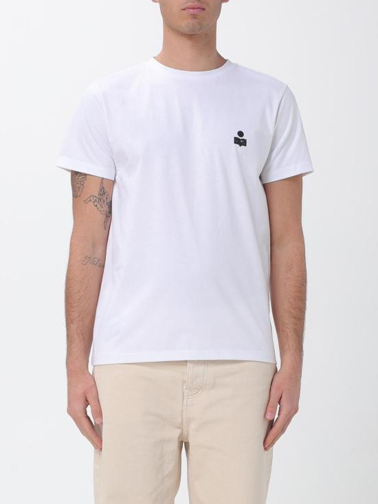 26SS 이자벨마랑 반팔 티셔츠 TS0047HAB1N19H WHBK White