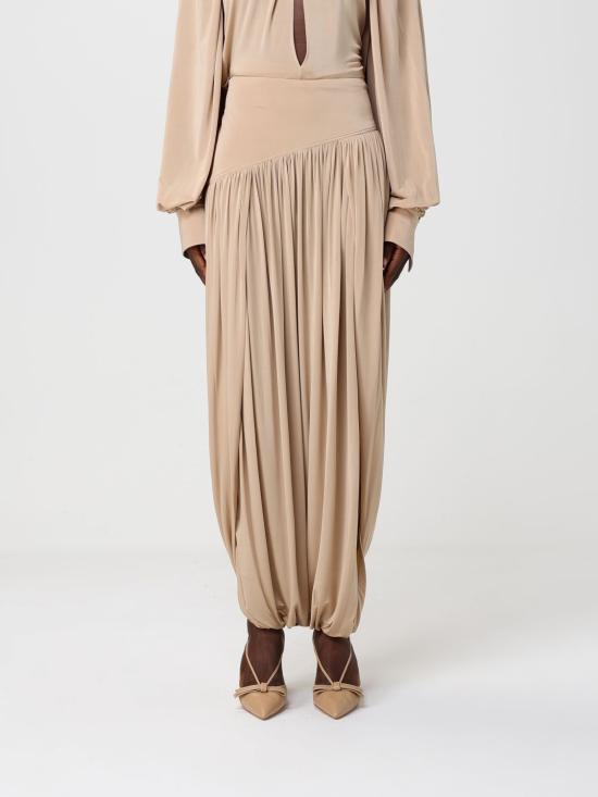 26SS 살바토레 페라가모 롱 스커트 788180 002 Beige