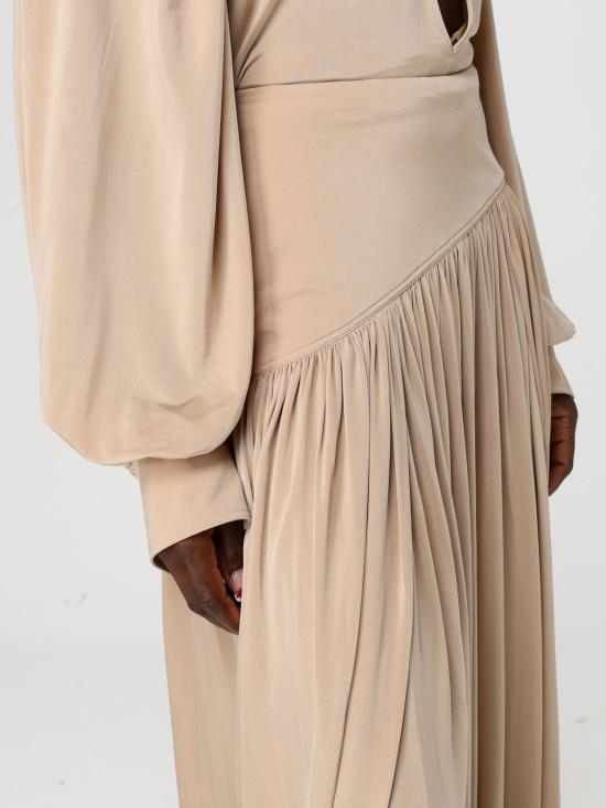 26SS 살바토레 페라가모 롱 스커트 788180 002 Beige - SALVATORE FERRAGAMO