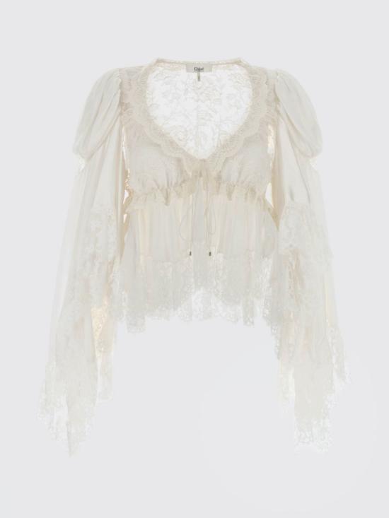 26SS 끌로에 탑 CH25WHT87008 107 Milk - CHLOE