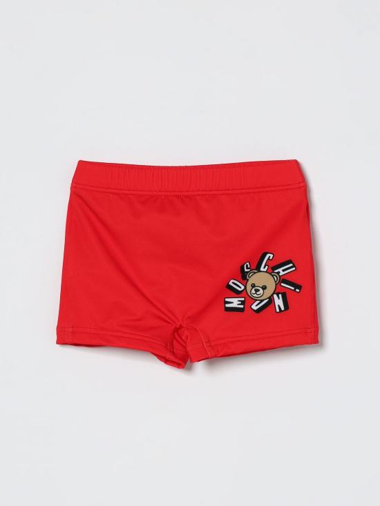 26SS [키즈] 모스키노 스윔팬츠 MXL006LKA11 50109 Red