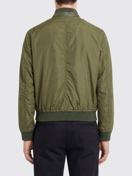 26SS 톰포드 세틴 나일론 플라이트 봄버 자켓 OBB017FMP025 GAL Green - TOMFORD