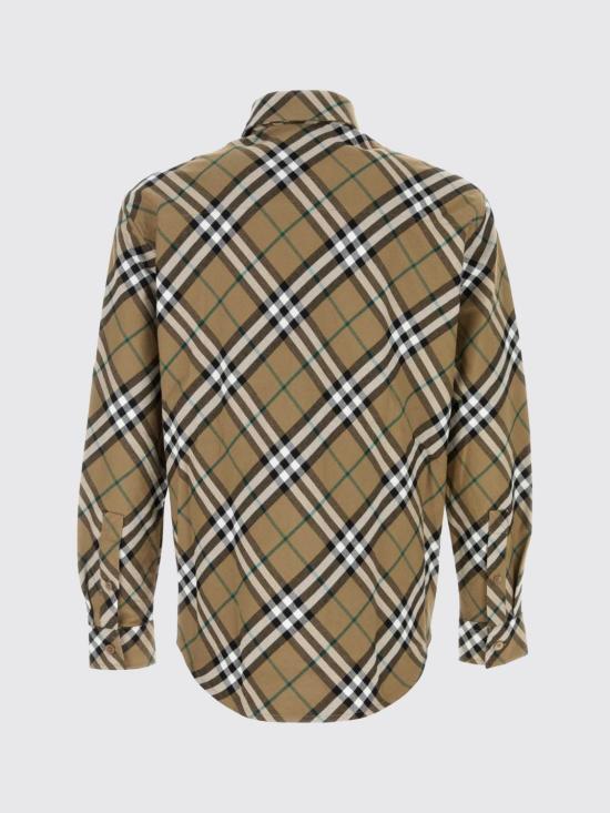 26SS 버버리 체크 패턴 코튼 셔츠 8095342 Beige - BURBERRY