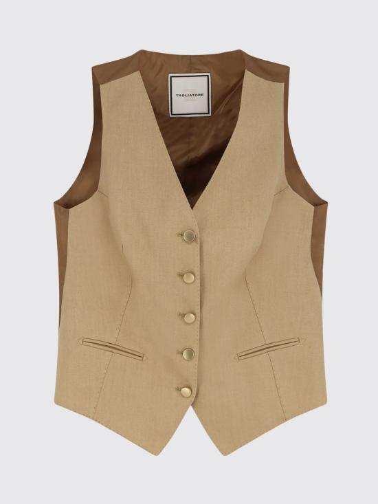 26SS 딸리아토레 베스트 GAIL340021 EA809 Beige - TAGLIATORE