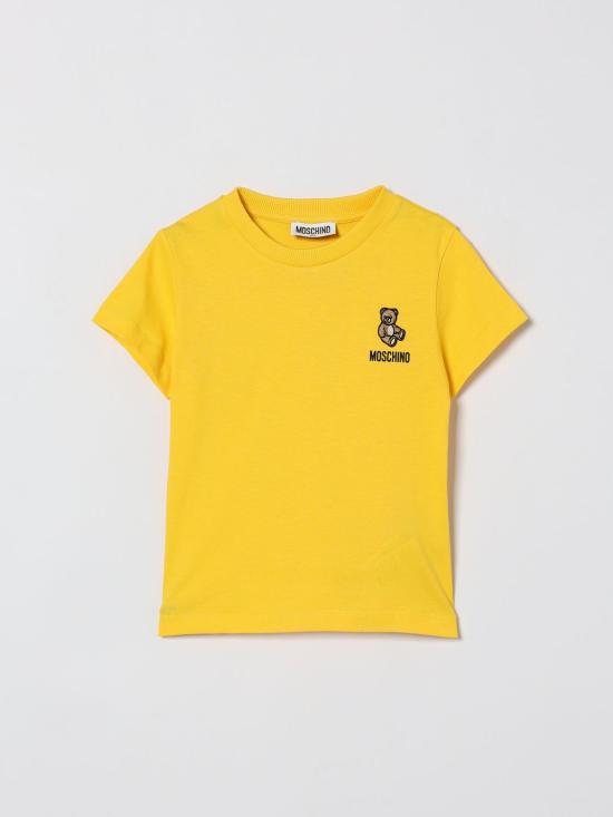 26SS [키즈] 모스키노 티셔츠 HUM05TLAA02 50577 Yellow