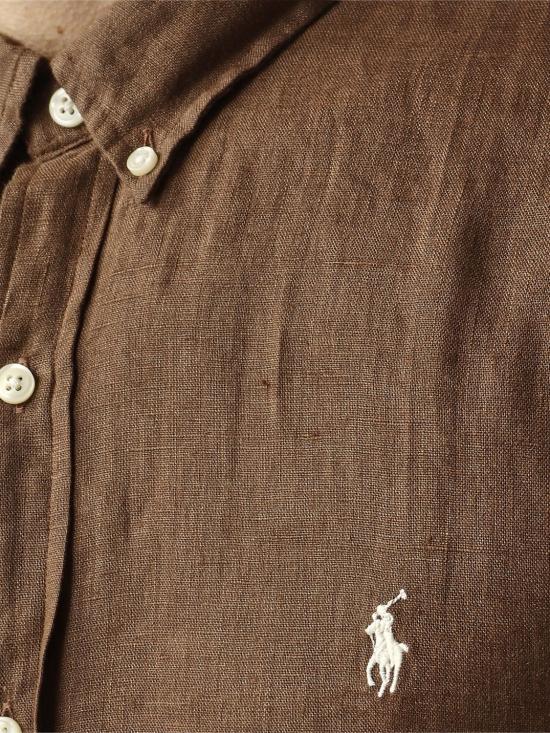 26SS 폴로 랄프로렌 긴팔 셔츠 710968915 500 Brown - POLO RALPH LAUREN