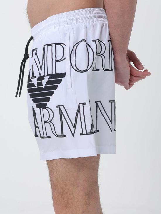 26SS 엠포리오 아르마니 스윔팬츠 EM000583AF20434 U0002 White - EMPORIO ARMANI