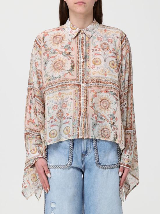 26SS 저스트까발리 셔츠 80PAL238NS776 774 Brown