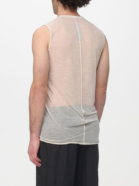 26SS 릭 오웬스 민소매 티셔츠 RU01F2151JWR 81 White - RICK OWENS