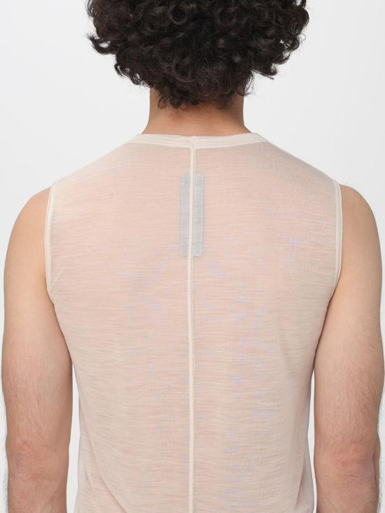 26SS 릭 오웬스 민소매 티셔츠 RU01F2151JWR 81 White - RICK OWENS