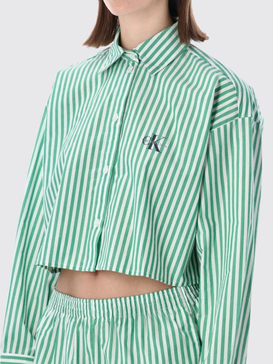 26SS 캘빈클라인 셔츠 LV00QS7605 4ZF Green - CALVIN KLEIN