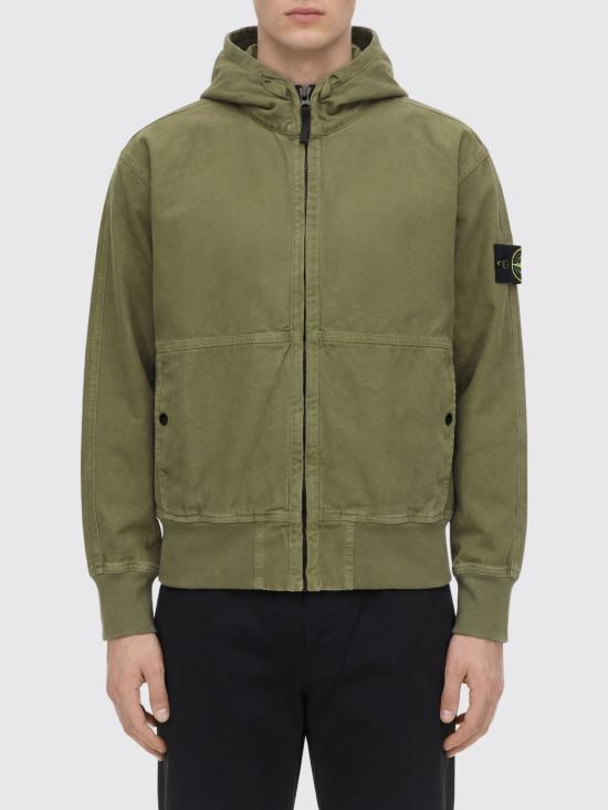 26SS 스톤 아일랜드 후드 티셔츠 6100068S0184 V015G Military