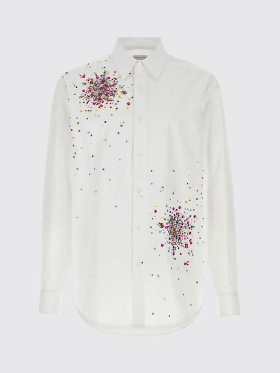 26SS 드리스 반 노튼 긴팔 셔츠 2610207163293 001 White - DRIES VAN NOTEN