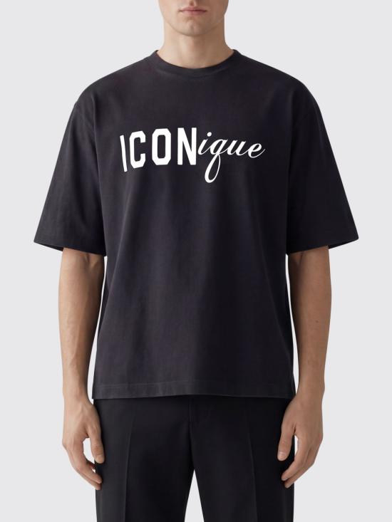 26SS 디스퀘어드2 반팔 티셔츠 S78GD0121D20033 900 Black